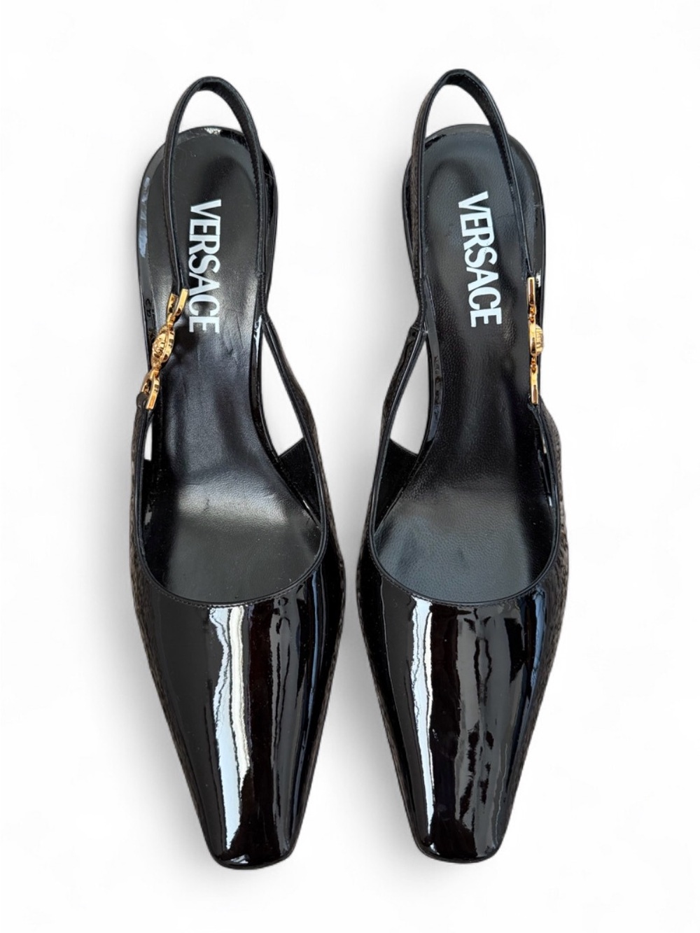 Versace Medusa ‘95 slingback pumps size 38.5 EU/ 8.5 US